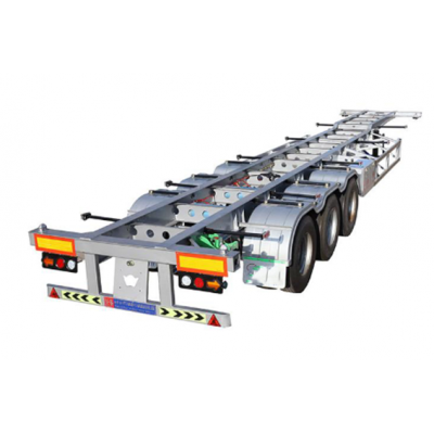 Container skeletal semitrailer 