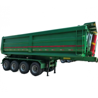Dump semi trailer